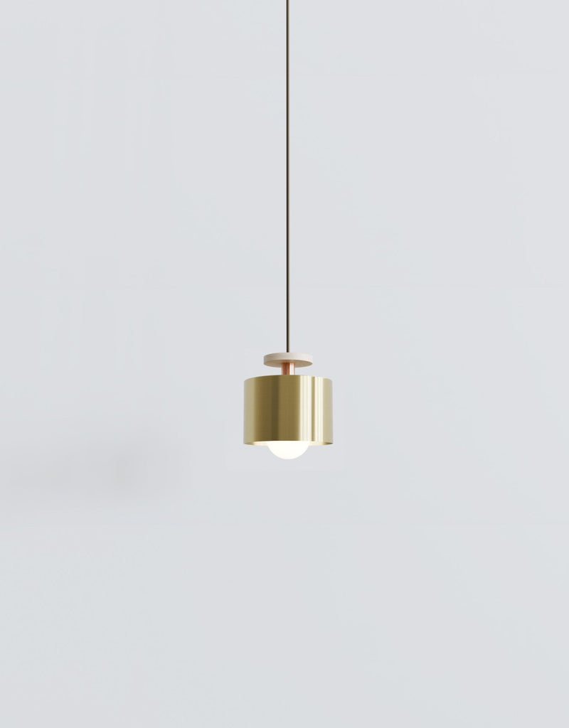 Spun Pendant - Ladies & Gentlemen Lighting - Brushed Brass - HORNE