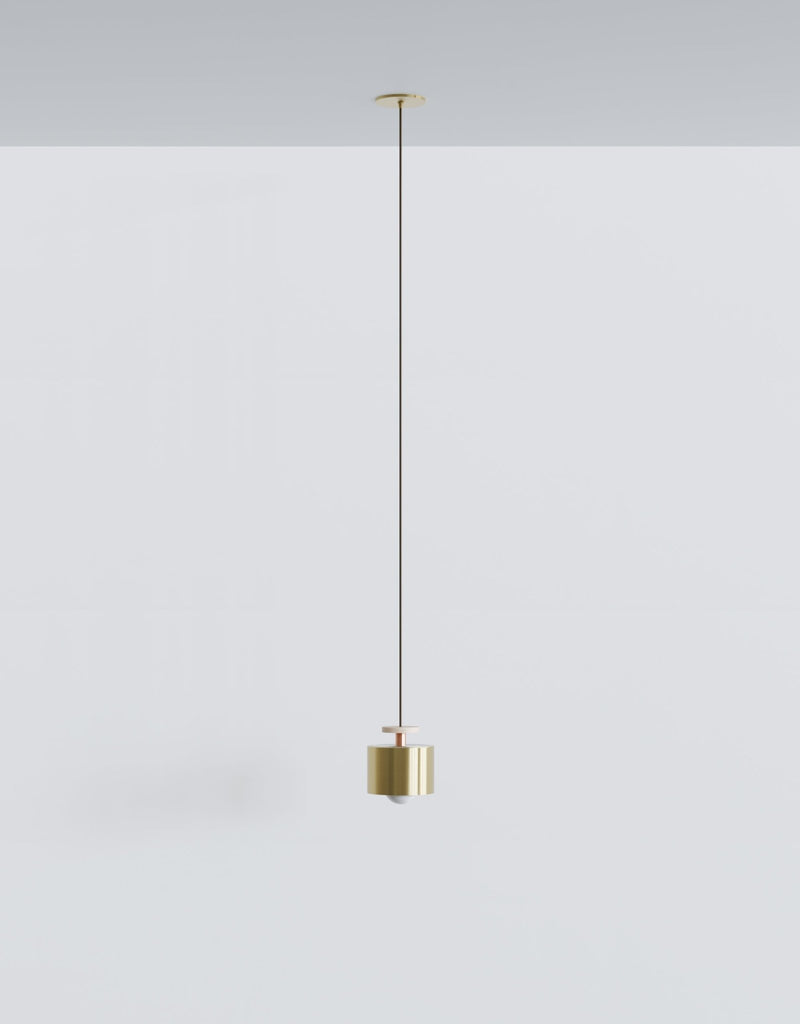 Spun Pendant - Ladies & Gentlemen Lighting - Brushed Brass - HORNE