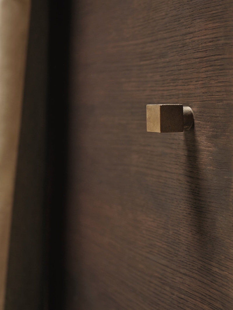 Square Hook - Ferm Living - Hangers & Hooks - Small - Brass - HORNE