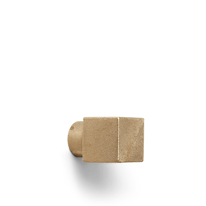 Square Hook - Ferm Living - Hangers & Hooks - Small - Brass - HORNE