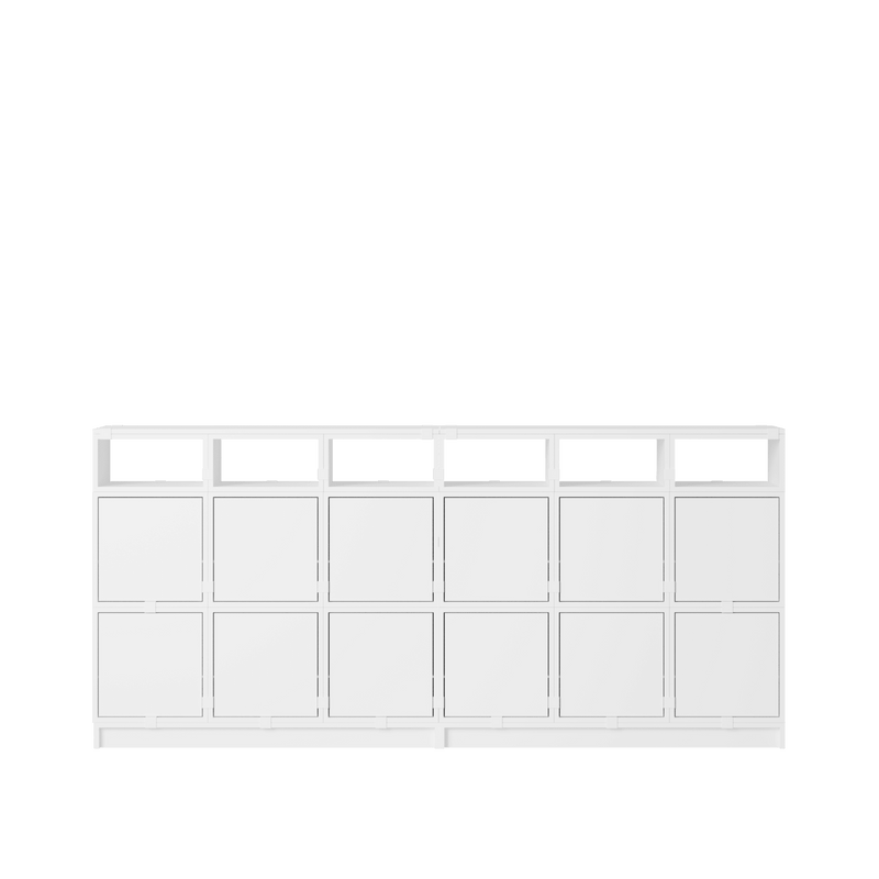 Stacked Storage System - Sideboard - Con 1 - Muuto Sideboards + Cabinets - Brown Green - HORNE