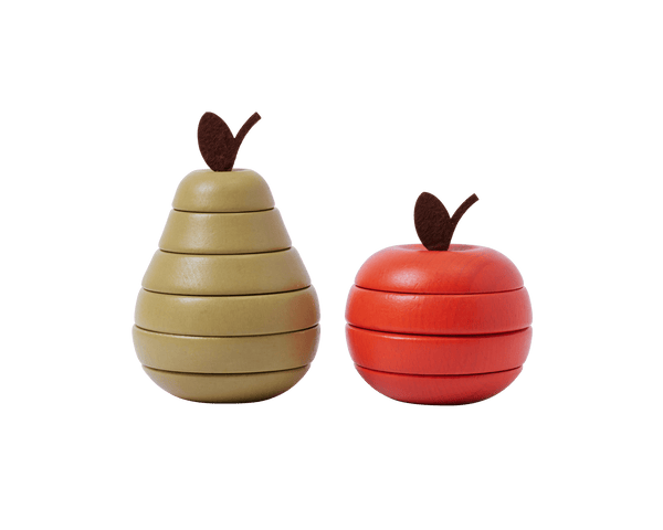 Stacking Apple and Pear - Set of 2 - Ferm Living Decor - HORNE