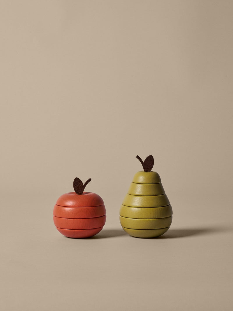 Stacking Apple and Pear - Set of 2 - Ferm Living Decor - HORNE