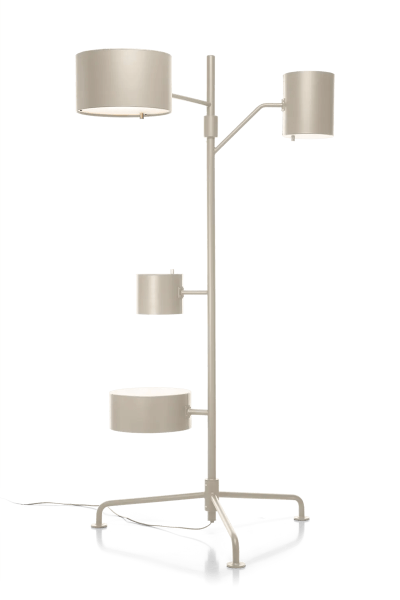 Statistocrat Floor Lamp - Moooi Lighting - Oyster White - HORNE