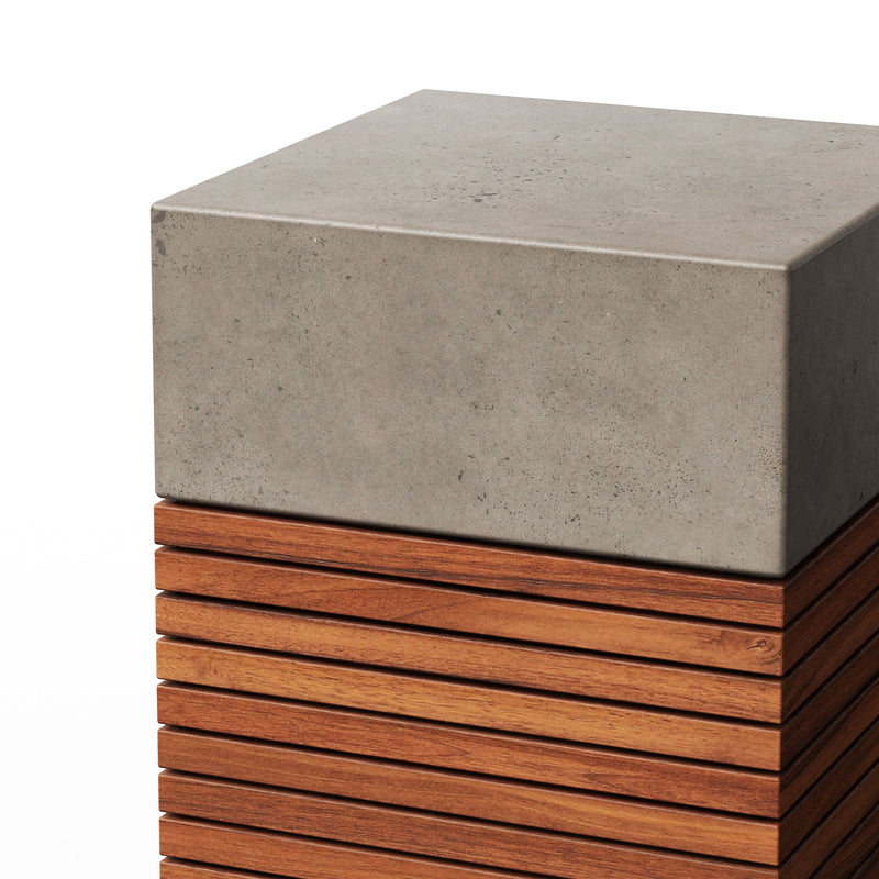 Stecca Alto Stool - Urbia Stools + Benches + Ottomans - Dark Grey Natural - HORNE