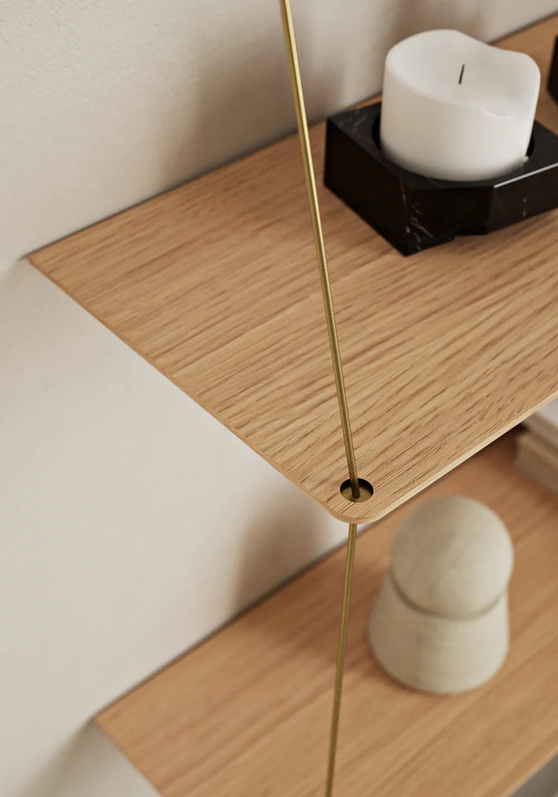Stedge Shelf - 80 cm - Anniversary Edition - Woud Shelving - HORNE