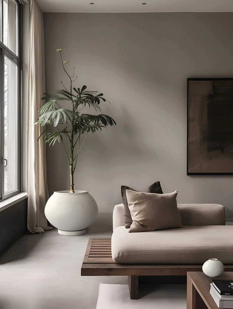 Sunao Plant Pot Fat - 101 Copenhagen Vases - Birch - HORNE