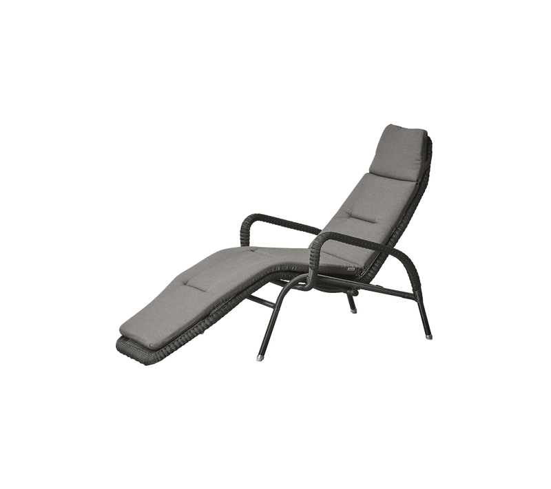 Sunrise Sunchair - Cane Line - Outdoor Furniture - Grey Natté w/QuickDry & Airflow System - HORNE