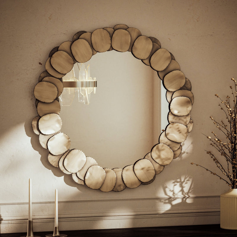 Suri Mirror - Urbia Mirrors - Antique Brass - 33 - HORNE