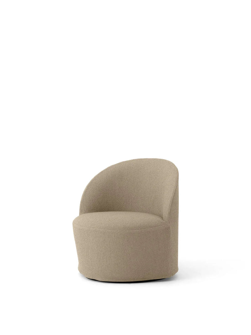 Tearoom Swivel Lounge Chair w. Loose Cover - Audo Copenhagen Chairs - Logan Jasmine - HORNE