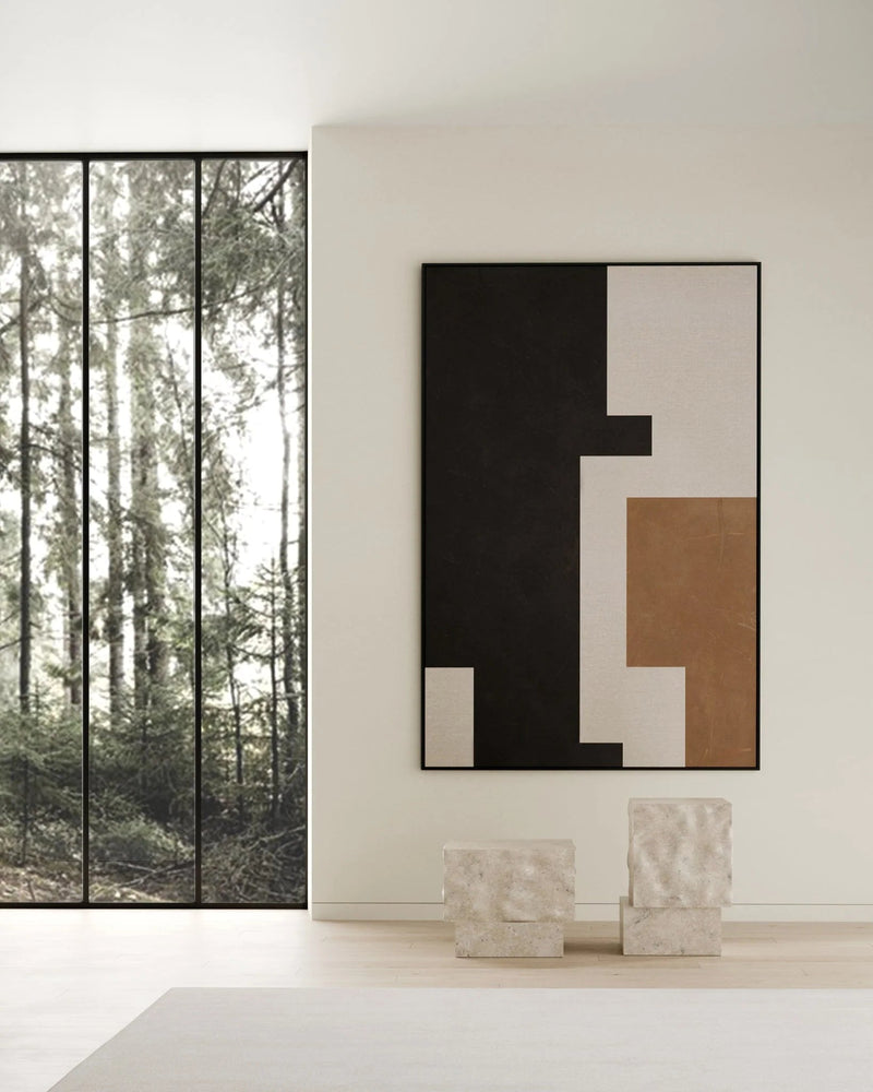 Temple Coffee Table - 101 Copenhagen Coffee Tables - Tall - Chrome / Limestone - HORNE