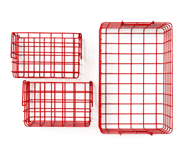 The Baskets - Mustard Made US Storage + Organization - Chalk - HORNE