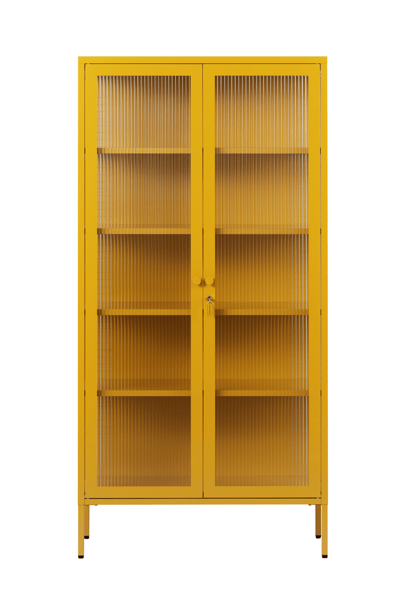 The Collector Cabinet - Mustard Made US Storage + Organization - Chalk - HORNE