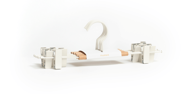The Hangers - Mustard Made US Storage + Organization - Adult Top Hanger - Chalk - HORNE