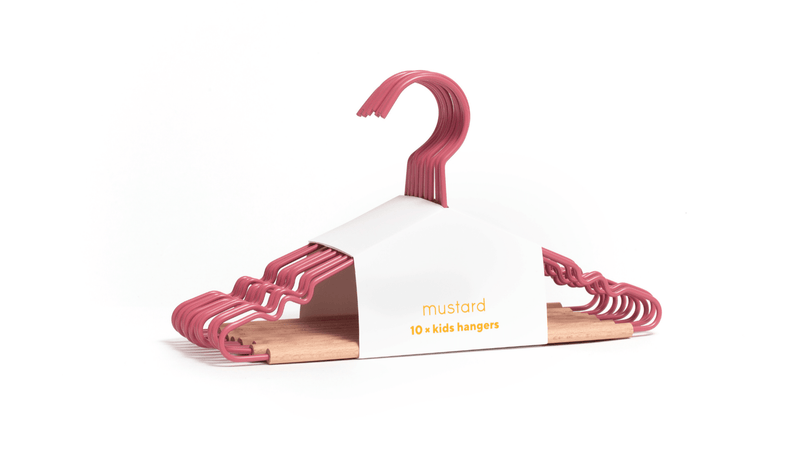 The Hangers - Mustard Made US Storage + Organization - Adult Top Hanger - Chalk - HORNE