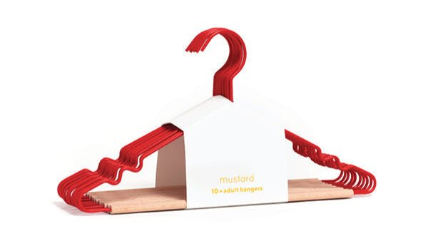 The Hangers - Mustard Made US Storage + Organization - Adult Top Hanger - Chalk - HORNE