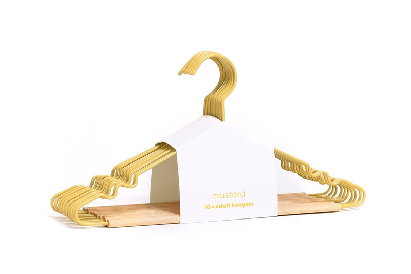 The Hangers - Mustard Made US Storage + Organization - Adult Top Hanger - Chalk - HORNE