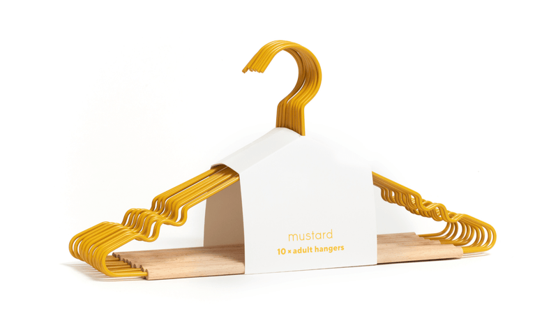 The Hangers - Mustard Made US Storage + Organization - Adult Top Hanger - Chalk - HORNE