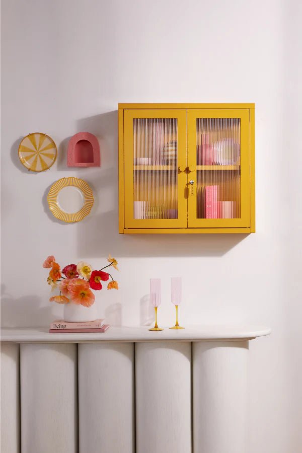 The Kit Cabinet - Mustard Made US Storage + Organization - Chalk - HORNE