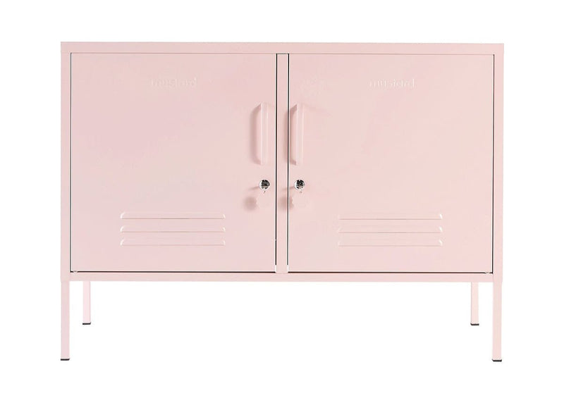 The Lowdown Cabinet - Mustard Made US Storage + Organization - Blush - HORNE