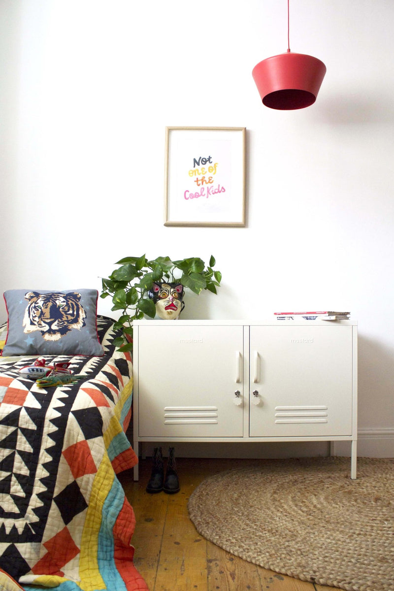 The Lowdown Cabinet - Mustard Made US Storage + Organization - Blush - HORNE