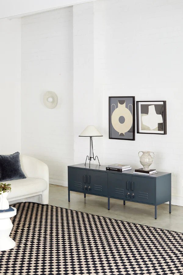 The Standard Low Cabinet - Mustard Made US Storage + Organization - Chalk - HORNE