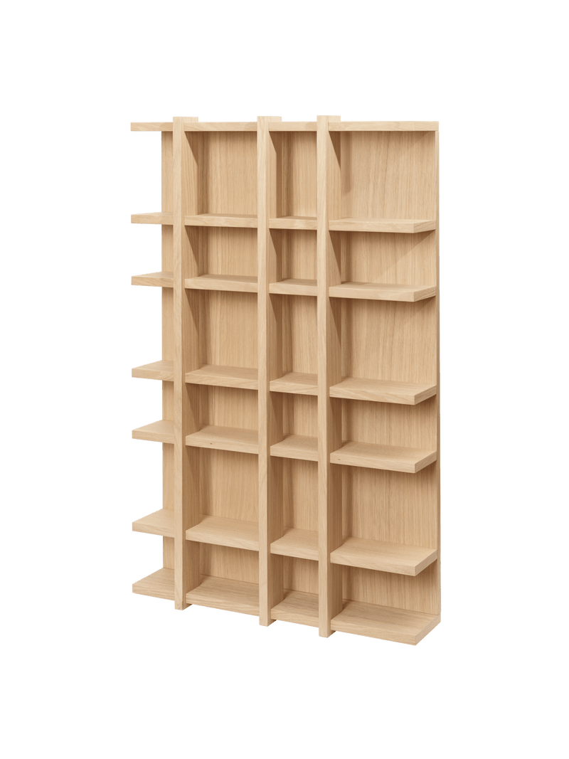 Tilem Shelf - 4x6 - Ferm Living Shelving - Dark Stained Oak - HORNE