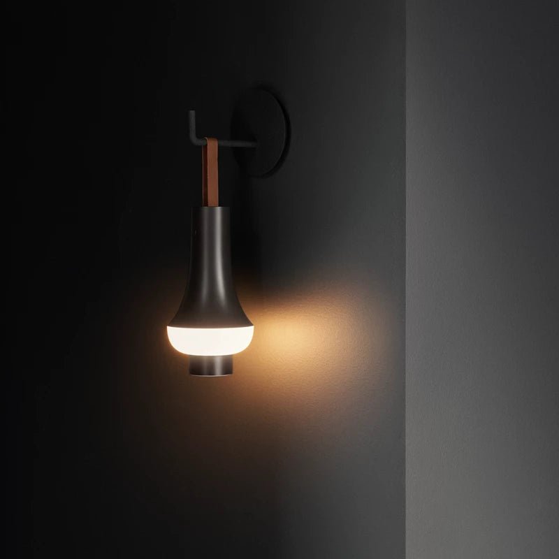 Tomoshi Portable Lamp - Louis Poulsen Table + Task - Dark Brown - HORNE