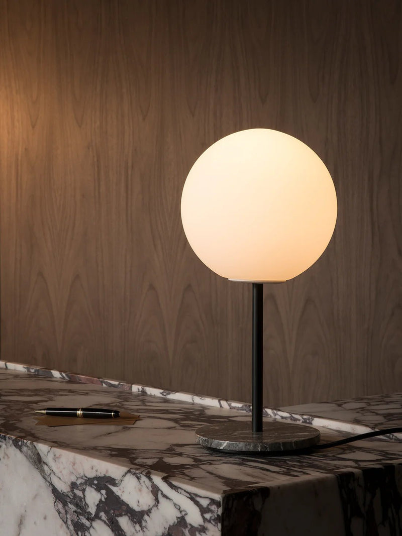 TR Bulb Table Lamp - Audo Copenhagen Table + Task - Grey Marble - HORNE