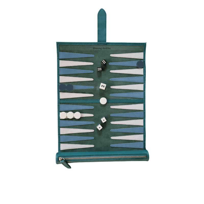 Travel Backgammon Board - Cyprus - Throwing Doubles Toys & Games > Games > Board Games - HORNE