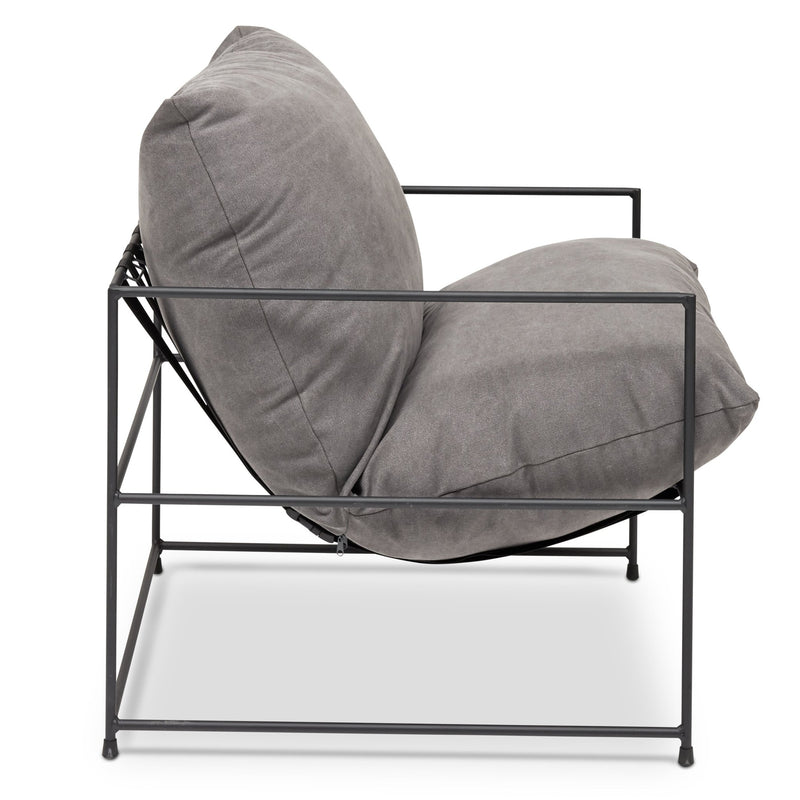 Trent Accent Chair - Urbia Chairs - Washed Forest - HORNE