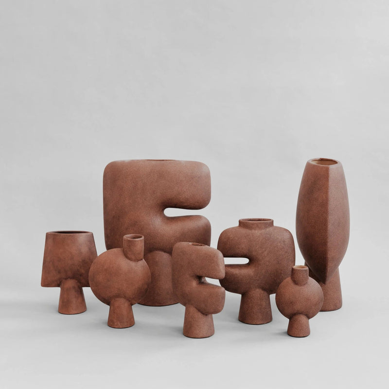Tribal Vase - 101 Copenhagen Vases - Mini - Terracotta - HORNE
