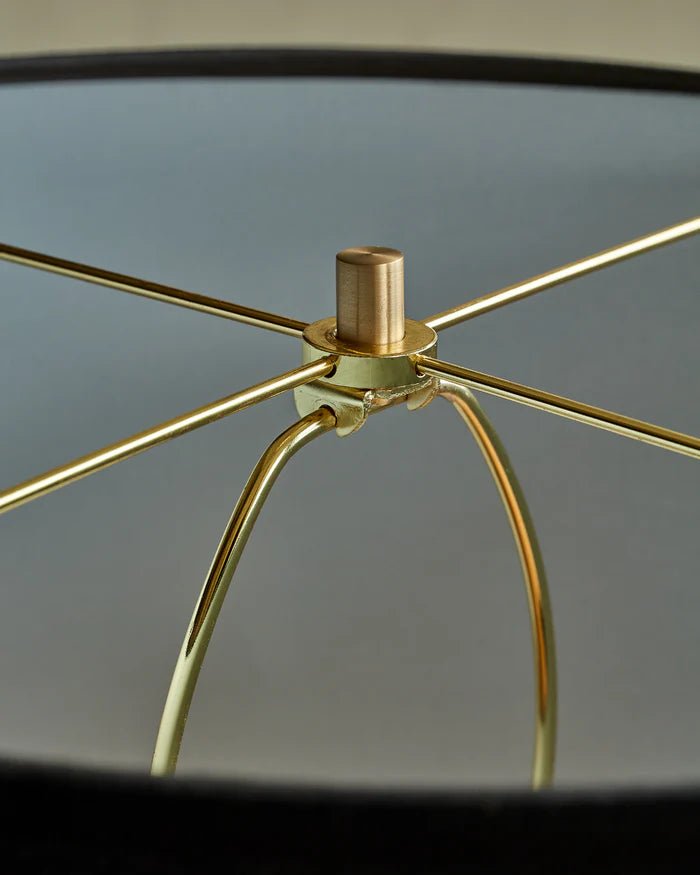 Trumpet Lamp - Small - Lostine - Lamps - Natural - Black - HORNE