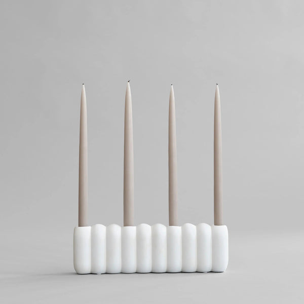 Tube Candle Holder - 101 Copenhagen Candle Holders - Big - Bone White - HORNE