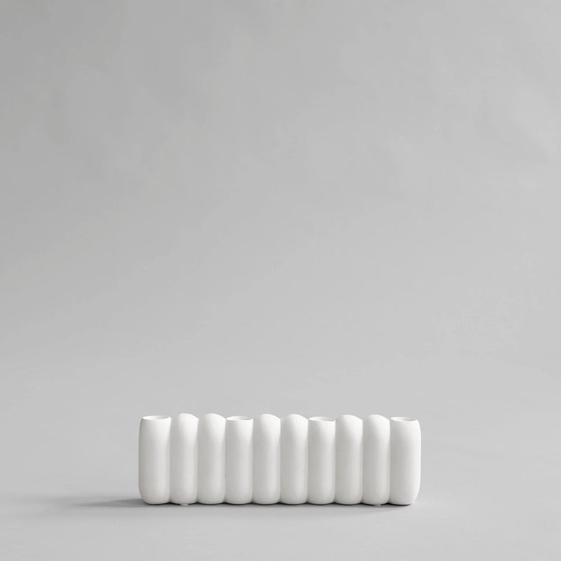 Tube Candle Holder - 101 Copenhagen Candle Holders - Big - Bone White - HORNE