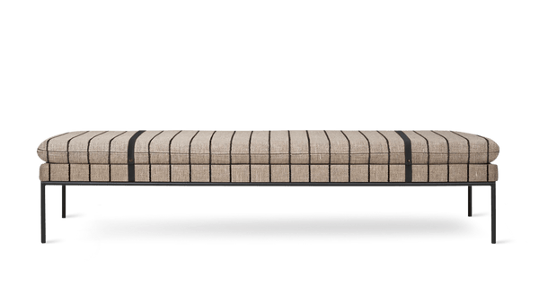 Turn Daybed - Ferm Living Daybeds - Pasadena - Sand/Black - HORNE