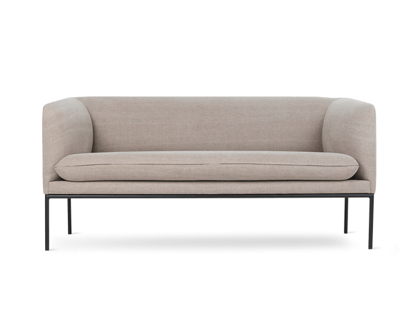 Turn Sofa 2 - Ferm Living Chairs - Cotton Linen - Natural - HORNE