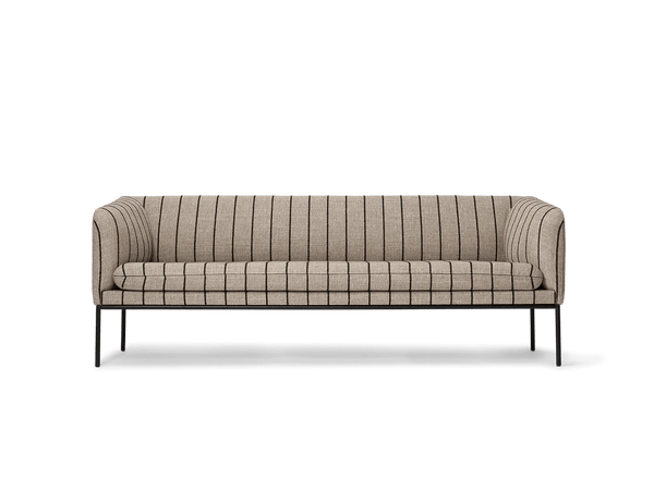 Turn Sofa 3 - Ferm Living Chairs - Pasadena - Sand/Black - HORNE