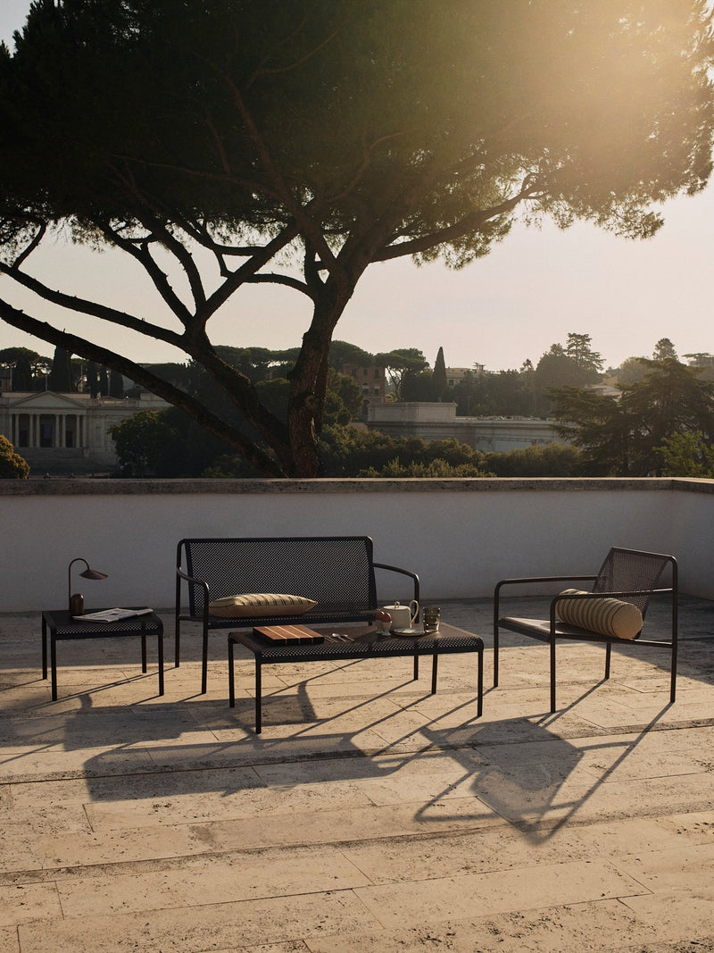 Twill Cushion - Rectangular - Ferm Living Bedding + Pillows - Cashmere/Black - HORNE