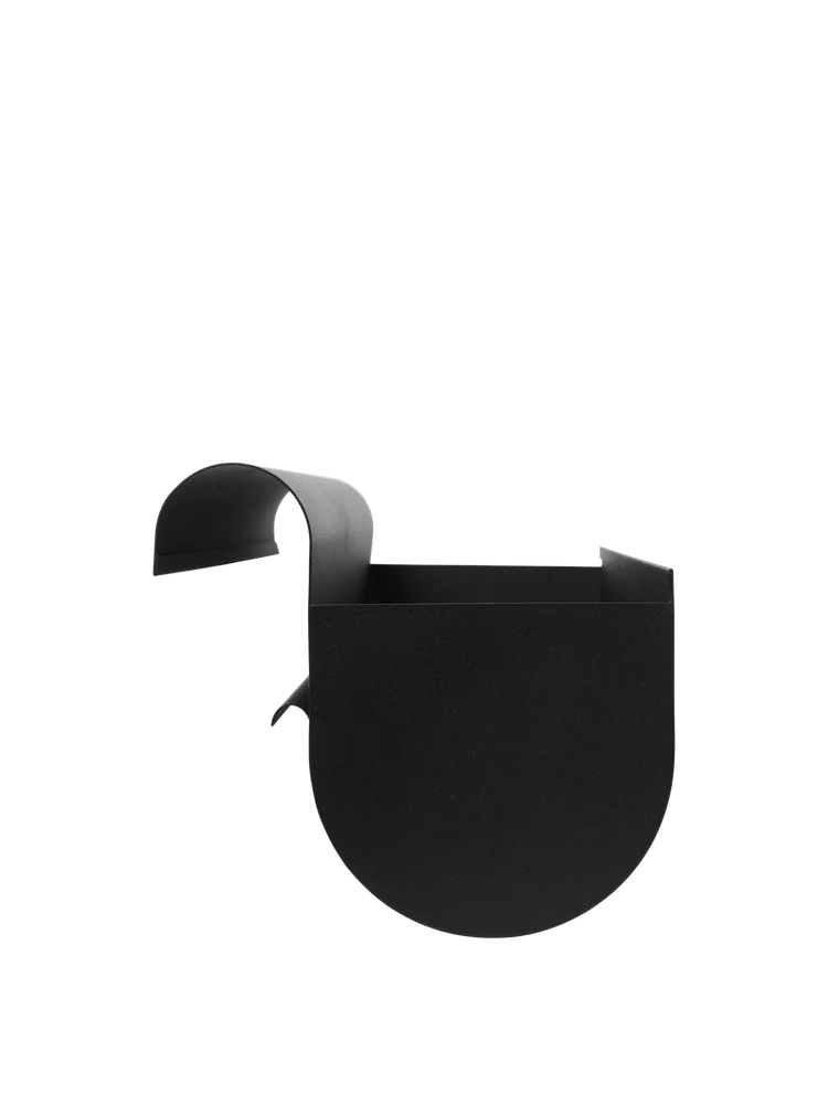 Uma Balcony Box - Ferm Living Pots & Planters - Black - Small - HORNE