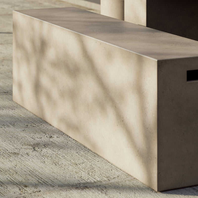 Una Bench - Urbia Stools + Benches + Ottomans - Dark Grey - Small - HORNE