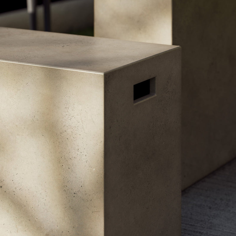 Una Bench - Urbia Stools + Benches + Ottomans - Dark Grey - Small - HORNE