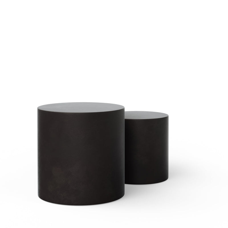Una Pedestal - Set of 2 - Urbia Tables - Dark Grey - HORNE