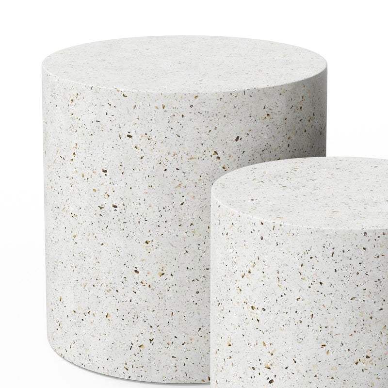 Una Pedestal - Set of 2 - Urbia Tables - Dark Grey - HORNE