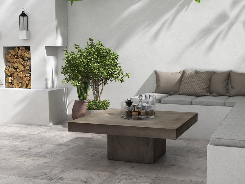 Una Square Coffee Table - Urbia Coffee Tables - Dark Grey - HORNE