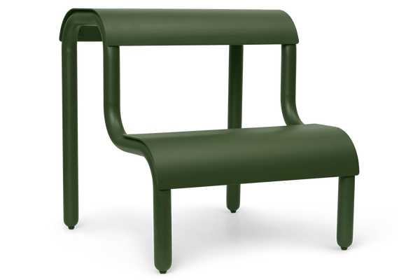 Up Step Stool - Ferm Living Stools + Benches + Ottomans - Forest Green - HORNE
