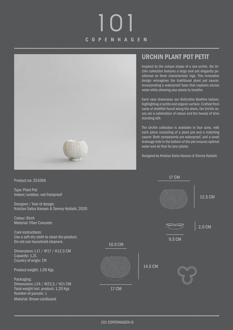 Urchin Plant Pot - 101 Copenhagen Vases - Big - HORNE