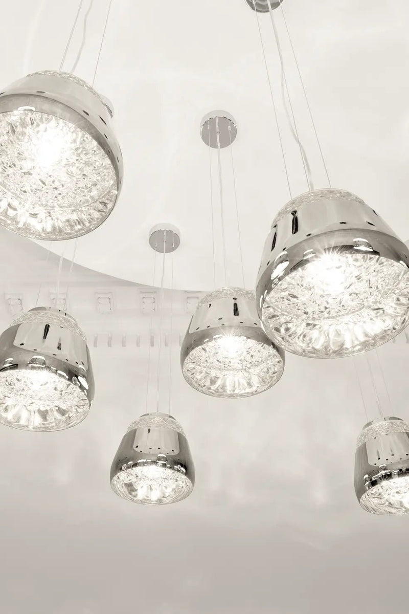 Valentine Suspended - Moooi Lighting - Silver - LARGE - HORNE