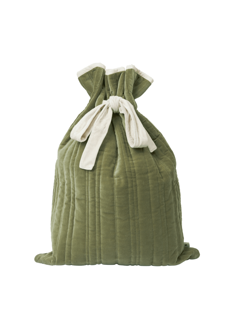 Vari Quilted Sack - Velvet - Ferm Living Stools + Benches + Ottomans - HORNE