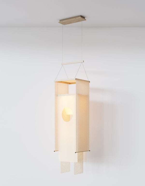 Veil Tall Pendant - Ladies & Gentlemen Lighting - Linen Muslin - HORNE